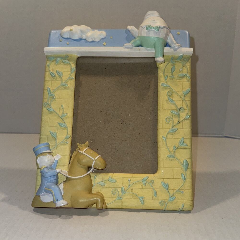 Hallmark Humpty Dumpty Picture Frame Nursery Decor 3D Frame Free Standing READ
